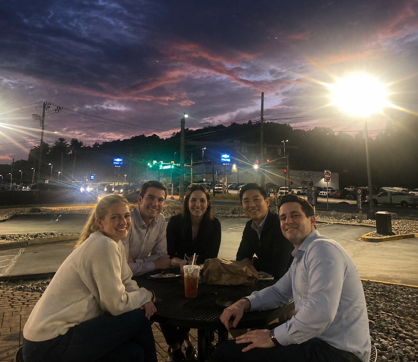 Hudson Offsites team dinner